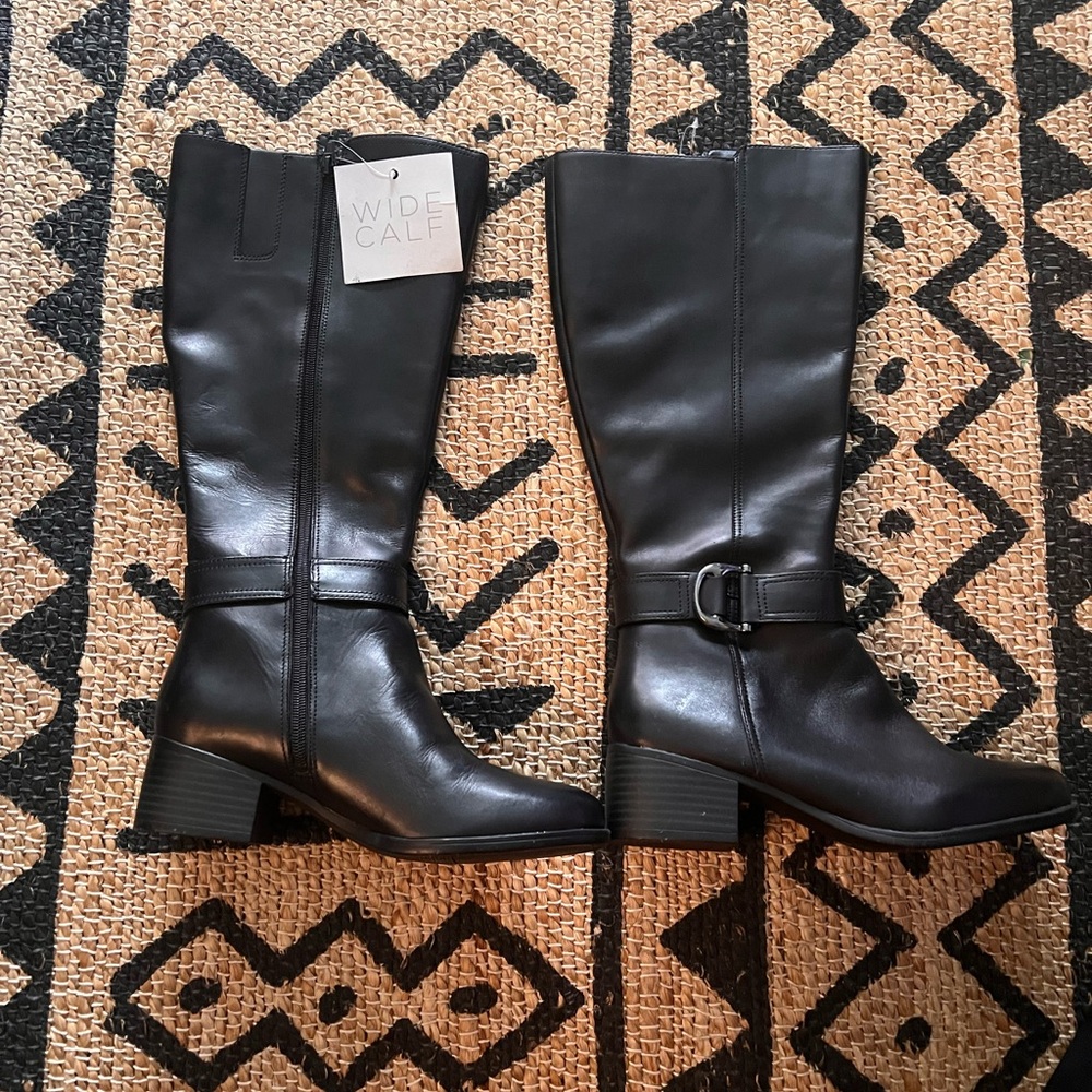 Naturalizer Black Heeled Boots - Picture 8 of 8